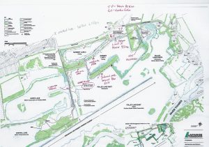 Lafarge Lakes map of Dec 2010 proposals annotated to show restrictions September 2014
