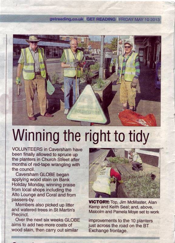'Winning the right to tidy' - Getreading article