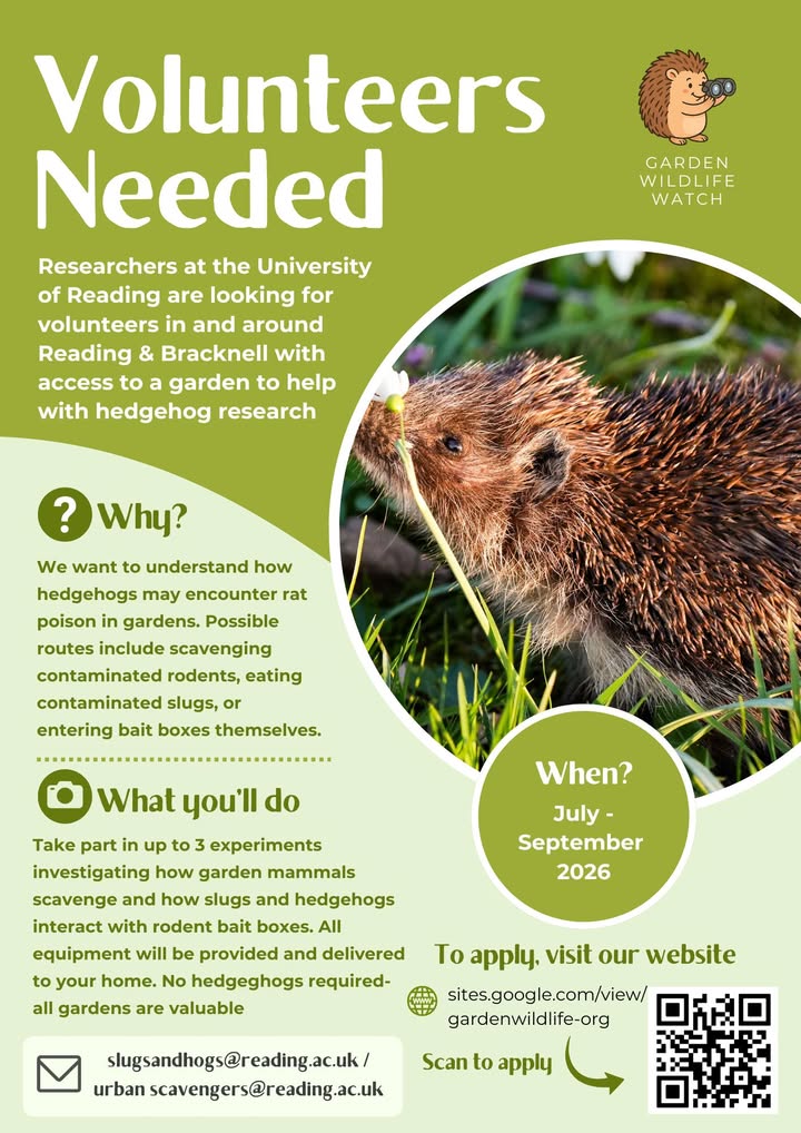Researchers from the University of Reading are seeking volunteers in the local area with access…